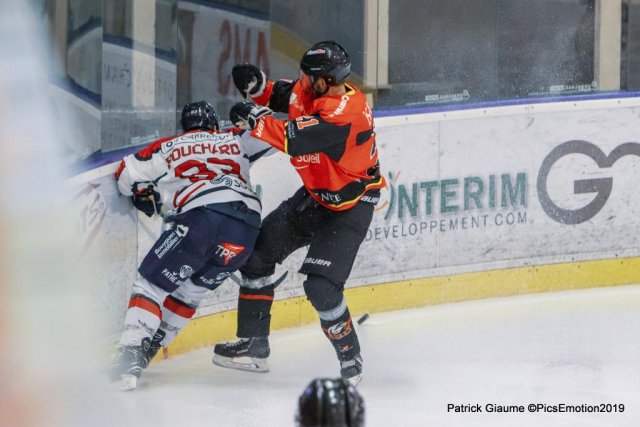 Photo hockey match Nice - Angers  le 22/01/2019