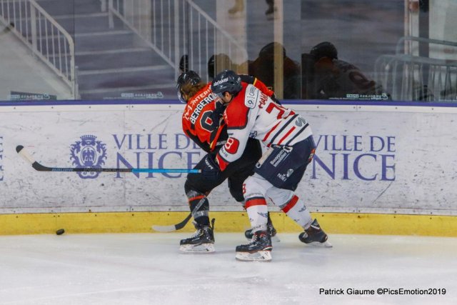 Photo hockey match Nice - Angers  le 22/01/2019