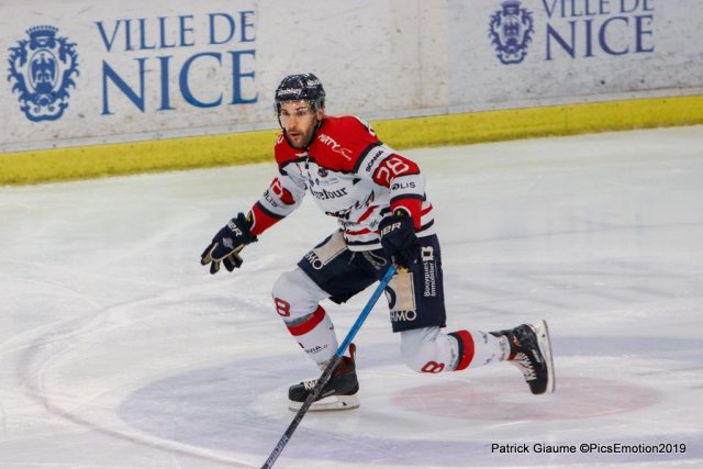 Photo hockey match Nice - Angers  le 22/01/2019