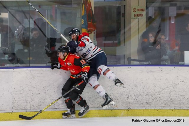 Photo hockey match Nice - Angers  le 22/01/2019