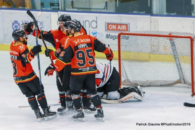 Photo hockey match Nice - Angers  le 22/01/2019