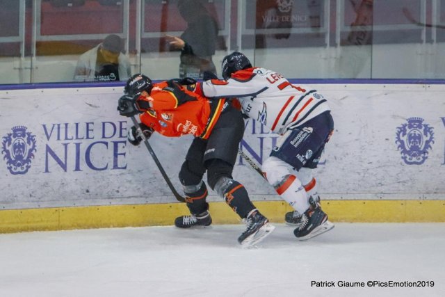 Photo hockey match Nice - Angers  le 22/01/2019