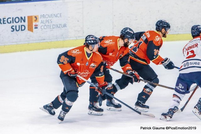 Photo hockey match Nice - Angers  le 22/01/2019