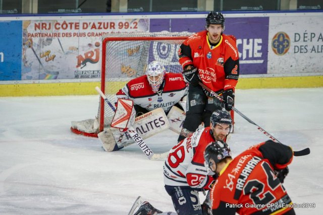 Photo hockey match Nice - Angers  le 22/01/2019