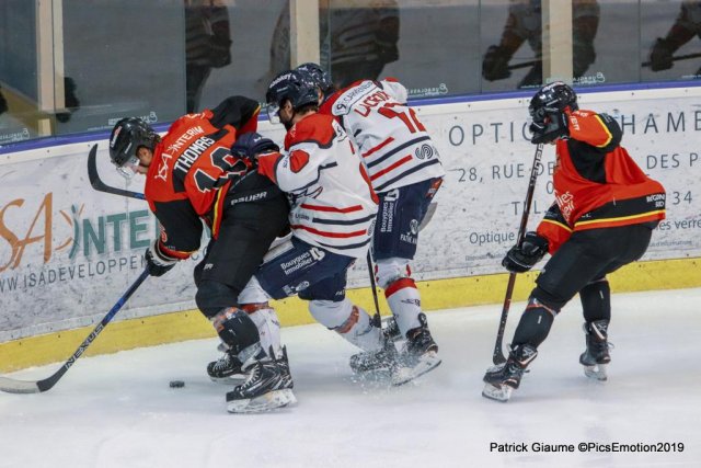 Photo hockey match Nice - Angers  le 22/01/2019
