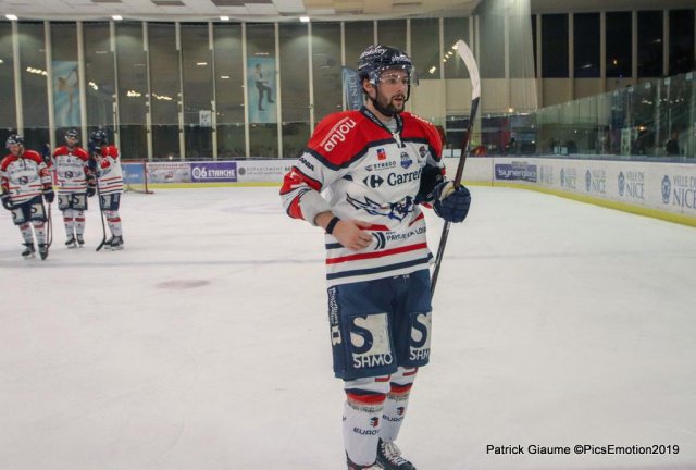 Photo hockey match Nice - Angers  le 22/01/2019