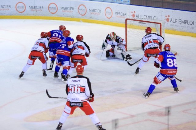 Photo hockey match Lyon - Anglet le 25/01/2019