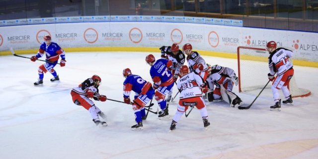 Photo hockey match Lyon - Anglet le 25/01/2019