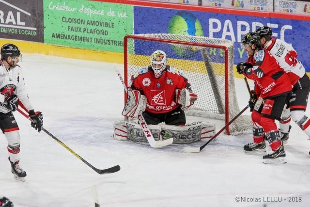 Photo hockey match Amiens  - Mulhouse le 25/01/2019