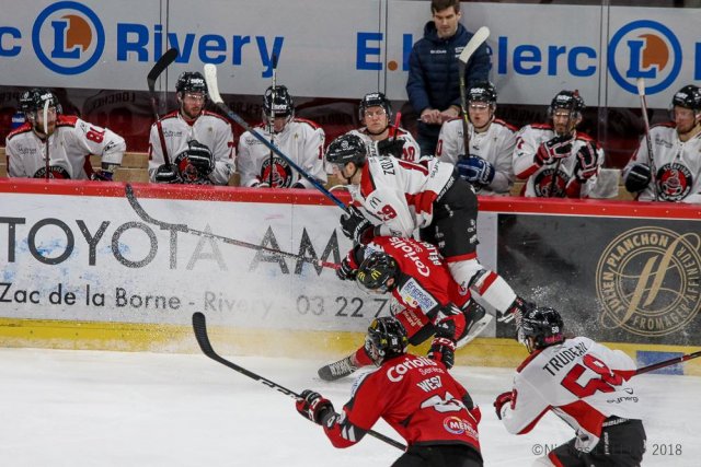 Photo hockey match Amiens  - Mulhouse le 25/01/2019