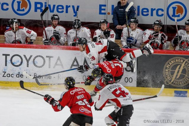 Photo hockey match Amiens  - Mulhouse le 25/01/2019