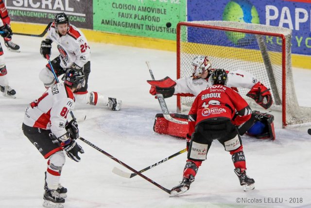 Photo hockey match Amiens  - Mulhouse le 25/01/2019
