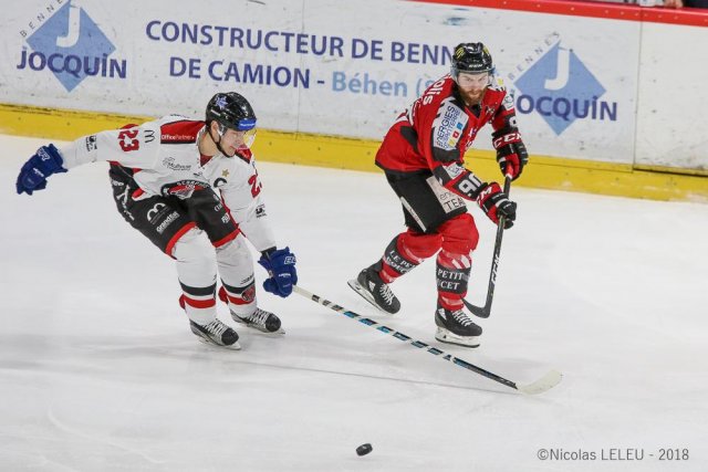 Photo hockey match Amiens  - Mulhouse le 25/01/2019