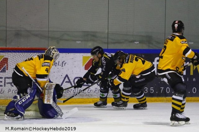 Photo hockey match Rouen - Strasbourg  le 27/01/2019