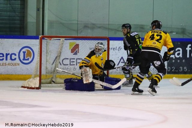 Photo hockey match Rouen - Strasbourg  le 27/01/2019