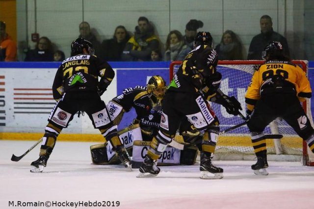 Photo hockey match Rouen - Strasbourg  le 27/01/2019