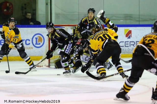 Photo hockey match Rouen - Strasbourg  le 27/01/2019