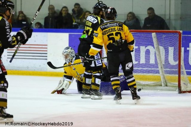 Photo hockey match Rouen - Strasbourg  le 27/01/2019