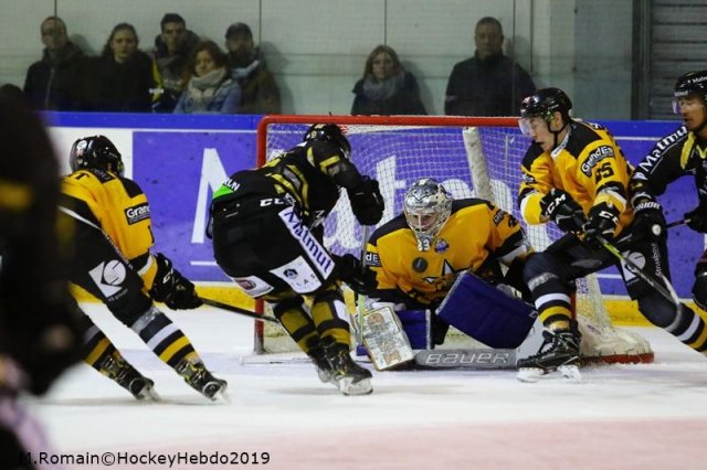 Photo hockey match Rouen - Strasbourg  le 27/01/2019