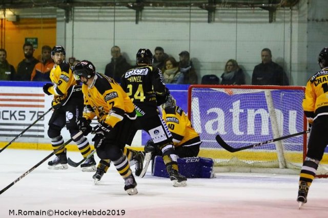 Photo hockey match Rouen - Strasbourg  le 27/01/2019