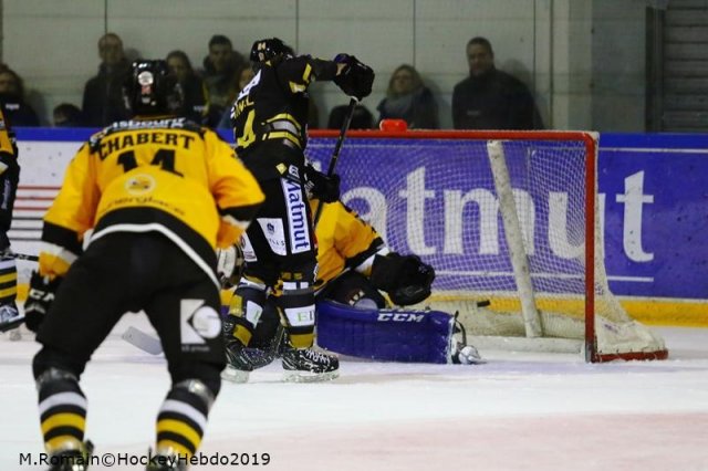 Photo hockey match Rouen - Strasbourg  le 27/01/2019