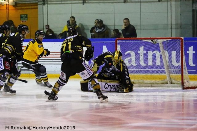 Photo hockey match Rouen - Strasbourg  le 27/01/2019
