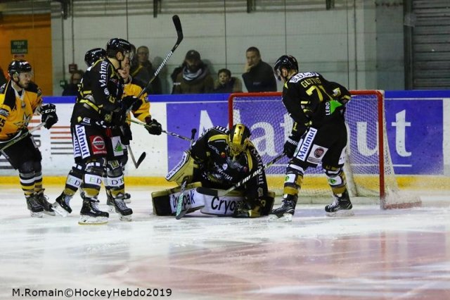 Photo hockey match Rouen - Strasbourg  le 27/01/2019