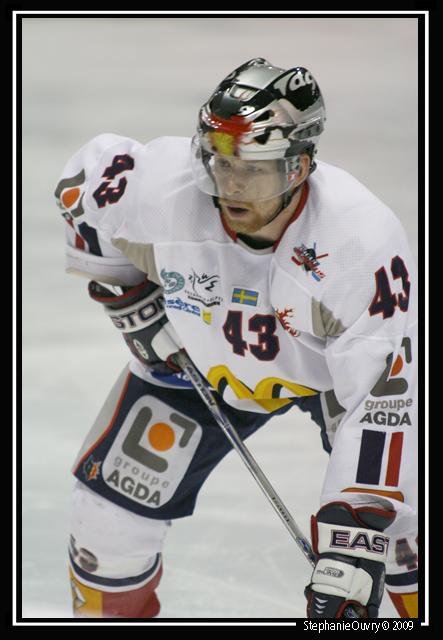 Photo hockey match Rouen - Grenoble  le 17/03/2009