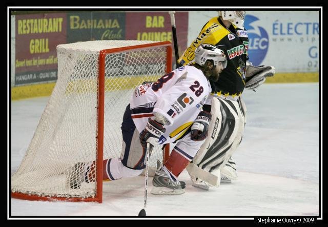 Photo hockey match Rouen - Grenoble  le 17/03/2009