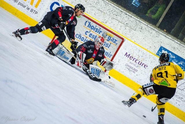 Photo hockey match Chamonix  - Rouen le 29/01/2019