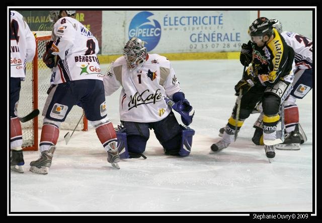 Photo hockey match Rouen - Grenoble  le 17/03/2009