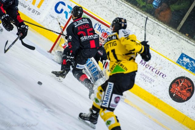 Photo hockey match Chamonix  - Rouen le 29/01/2019
