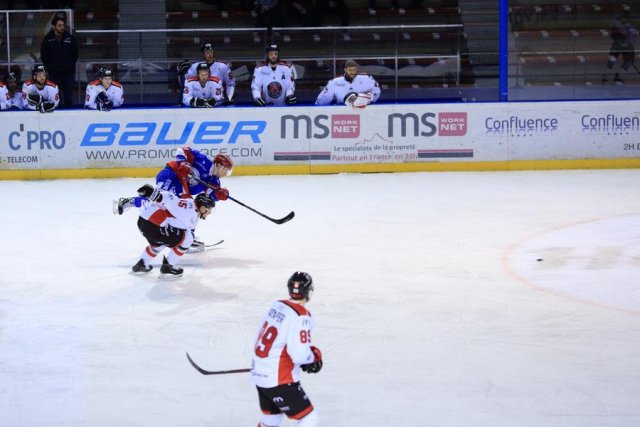 Photo hockey match Lyon - Mulhouse le 29/01/2019
