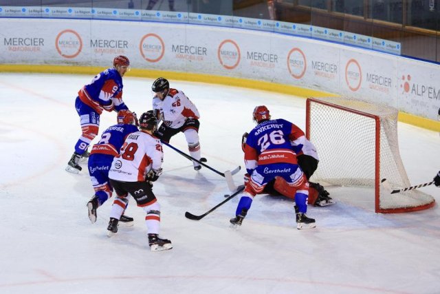 Photo hockey match Lyon - Mulhouse le 29/01/2019