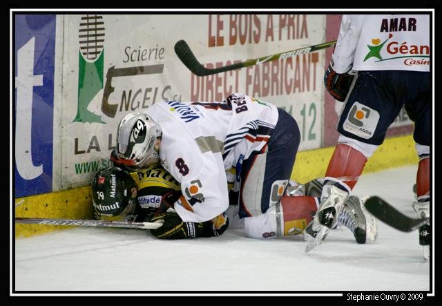 Photo hockey match Rouen - Grenoble  le 17/03/2009