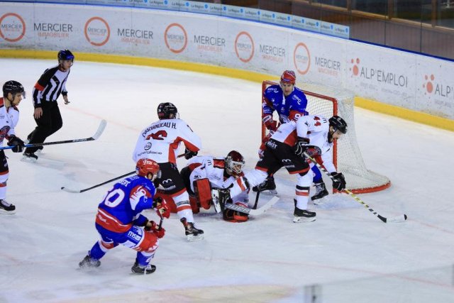 Photo hockey match Lyon - Mulhouse le 29/01/2019