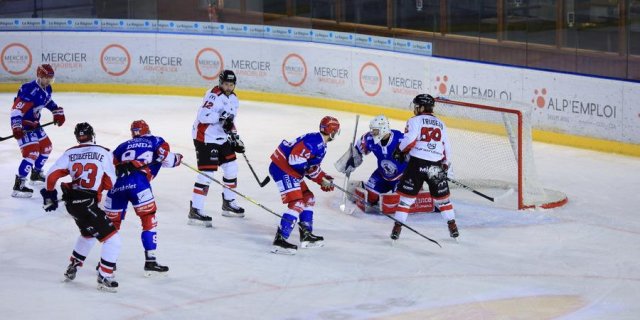 Photo hockey match Lyon - Mulhouse le 29/01/2019