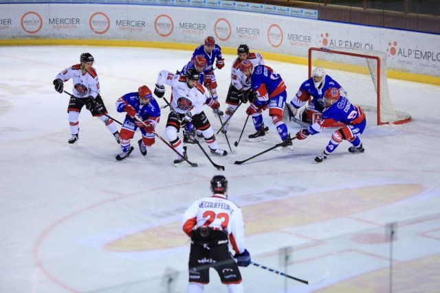 Photo hockey match Lyon - Mulhouse le 29/01/2019