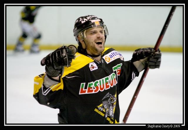 Photo hockey match Rouen - Grenoble  le 17/03/2009