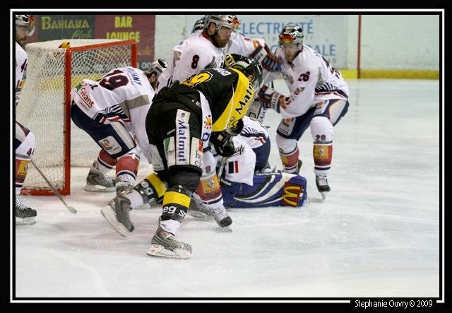 Photo hockey match Rouen - Grenoble  le 17/03/2009