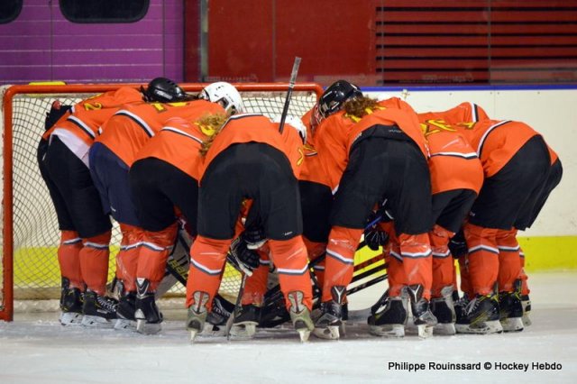 Photo hockey reportage Fem élite : Les Aigles emportés par les Rafales