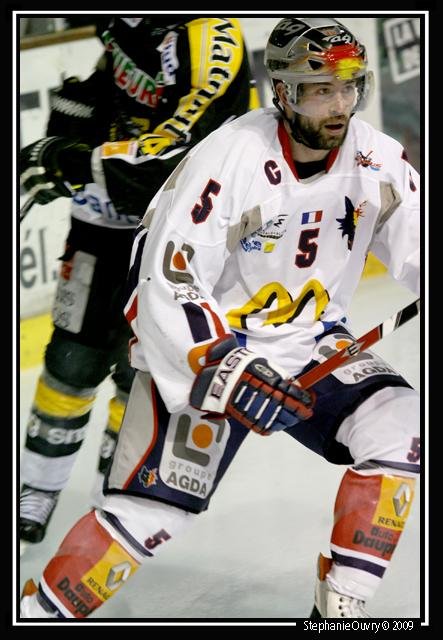 Photo hockey match Rouen - Grenoble  le 17/03/2009