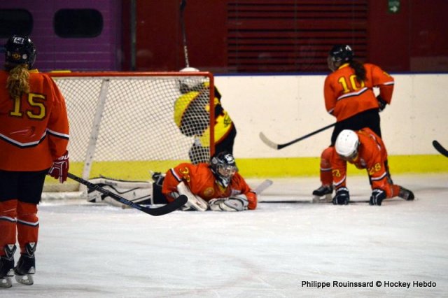 Photo hockey reportage Fem élite : Les Aigles emportés par les Rafales