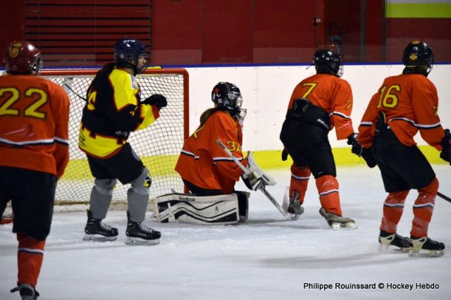 Photo hockey reportage Fem élite : Les Aigles emportés par les Rafales