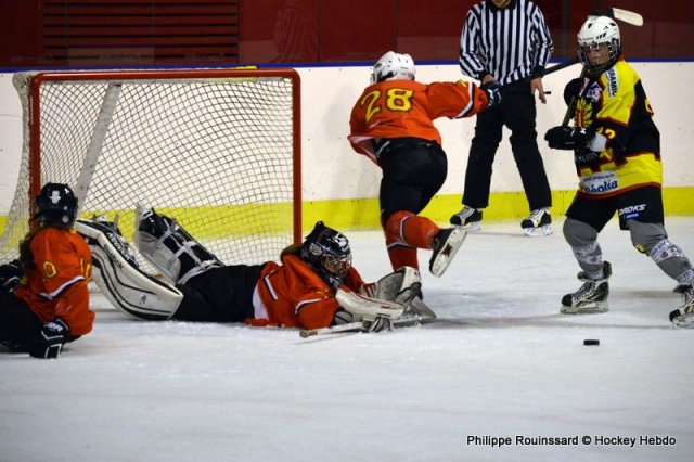 Photo hockey reportage Fem élite : Les Aigles emportés par les Rafales