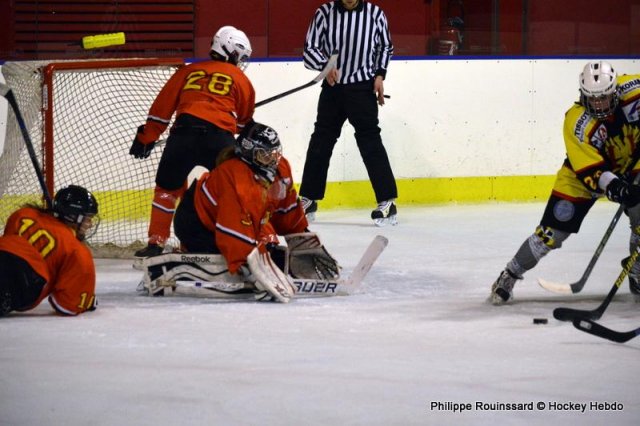 Photo hockey reportage Fem élite : Les Aigles emportés par les Rafales