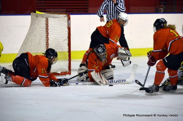 Photo hockey reportage Fem élite : Les Aigles emportés par les Rafales