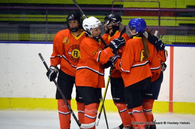 Photo hockey reportage Fem élite : Les Aigles emportés par les Rafales