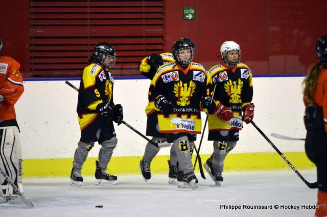 Photo hockey reportage Fem élite : Les Aigles emportés par les Rafales