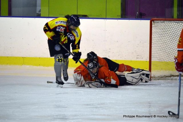 Photo hockey reportage Fem élite : Les Aigles emportés par les Rafales